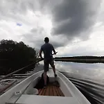 Mit Eigenem Boot & 2 Fahrraedern 100 M Zum An Den Sieben Seen * Lohmen (Mecklenburg-Vorpommern)