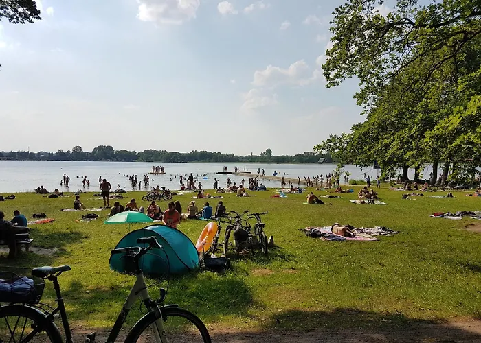 Ferienhaus Mit Eigenem Boot & 2 Fahrraedern 100 M Zum See An Den Sieben Seen *