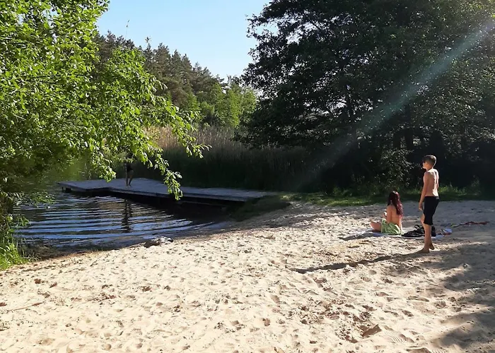 Ferienhaus Mit Eigenem Boot & 2 Fahrraedern 100 M Zum See An Den Sieben Seen Hébergement de vacances